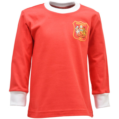 Manchester Reds 1963 FA Cup Dennis Law 10 Kids Shirt_0