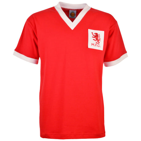 Middlesbrough 1950s Kids Red Retro Football Shirt_0