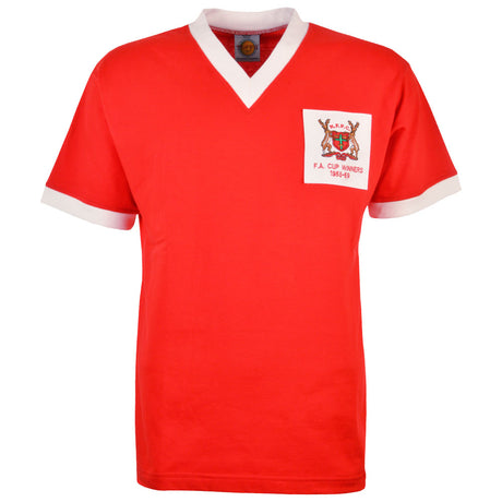 Nottingham Forest 1959 Cup Final Kids Retro Football Shirt_0