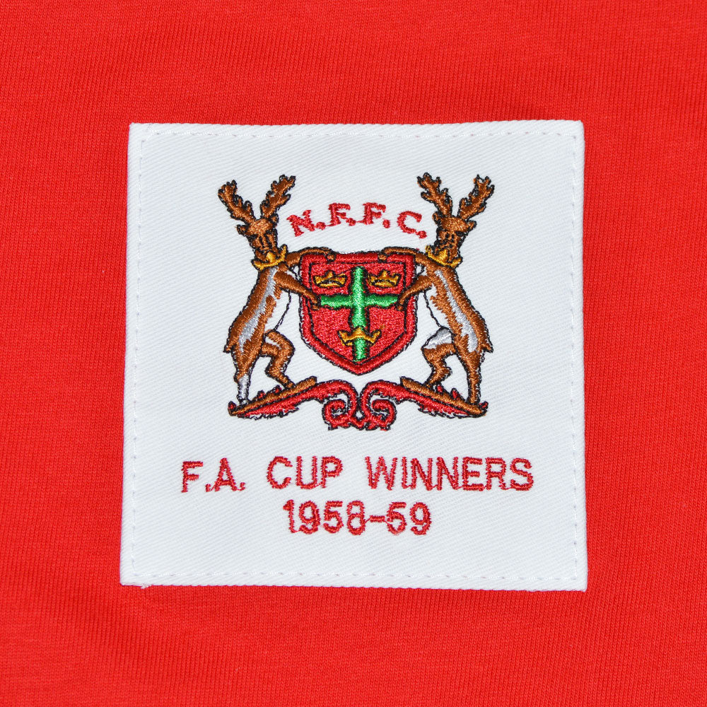 Nottingham Forest 1959 Cup Final Kids Retro Football Shirt_1