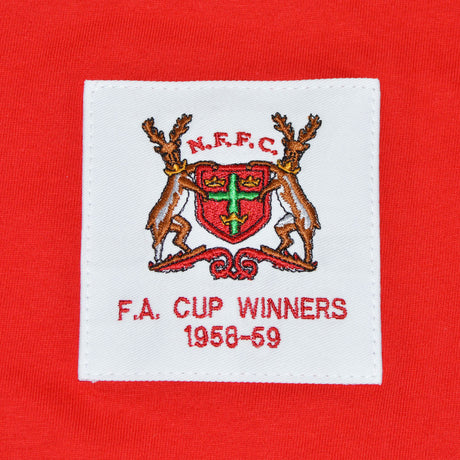 Nottingham Forest 1959 Cup Final Kids Retro Football Shirt_1
