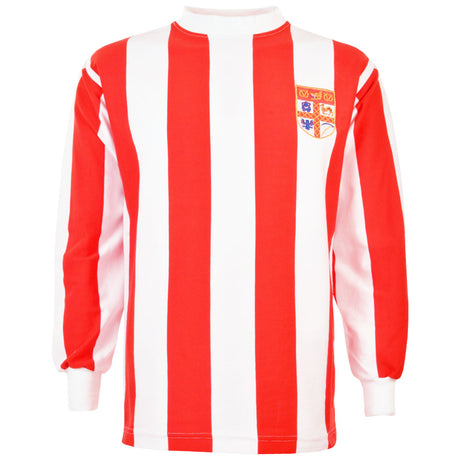 Stoke City 1972 League Cup Kids Retro Football Shirt_0