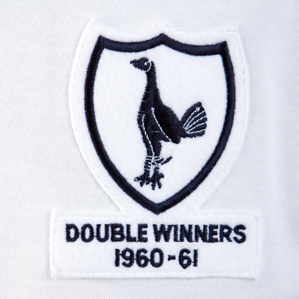 Tottenham Hotspur 1961 Double Winners Kids Retro Football Sh_1