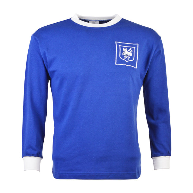 Preston North End 1960s Away Kids Retro Football Shirt_0