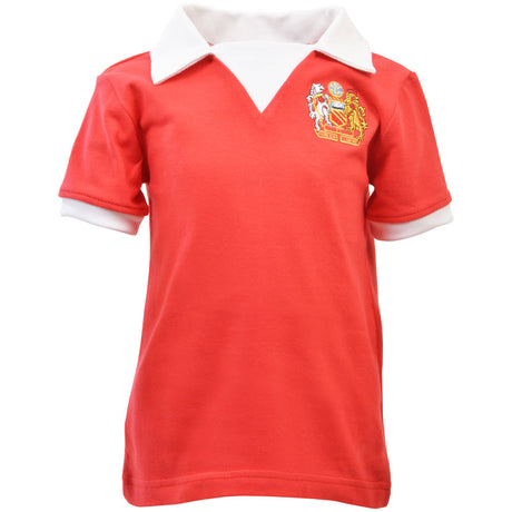 Manchester Reds 1970s Kids Retro Football Shirt_0