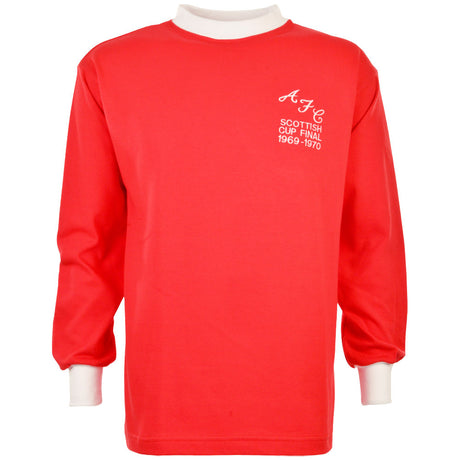 Aberdeen 1970 Scottish Cup Final Kids Retro Shirt_0