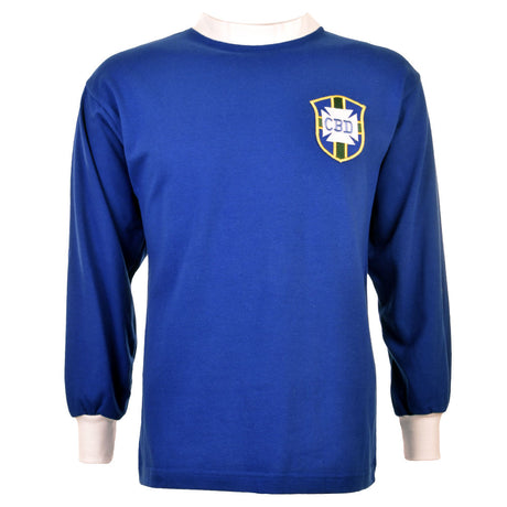 Brazil 1966 World Cup Kids Retro Football Shirt_0