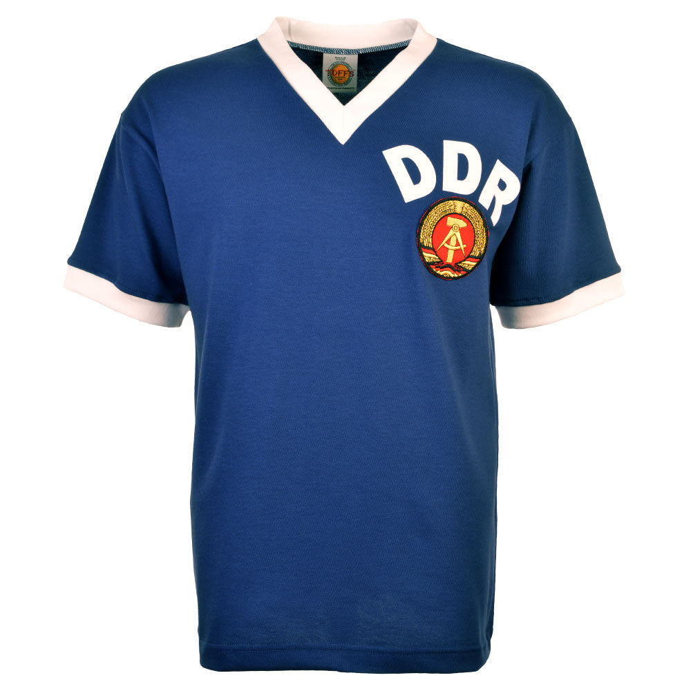 East Germany (DDR) 1974 World Cup Kids Retro Football Shirt_0