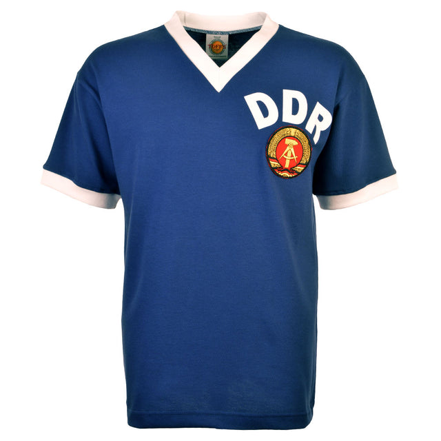 East Germany (DDR) 1974 World Cup Kids Retro Football Shirt_0