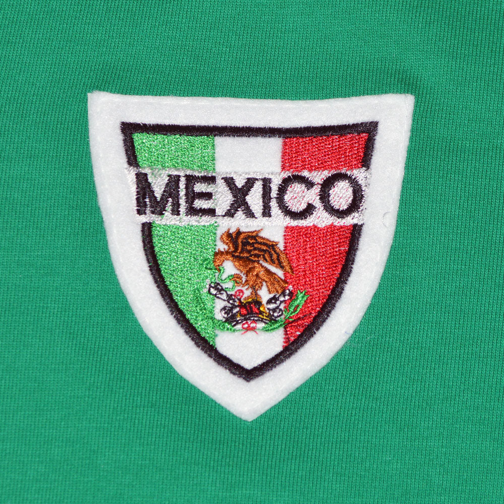Mexico 1960-70s Kids Retro  Football Shirt_1