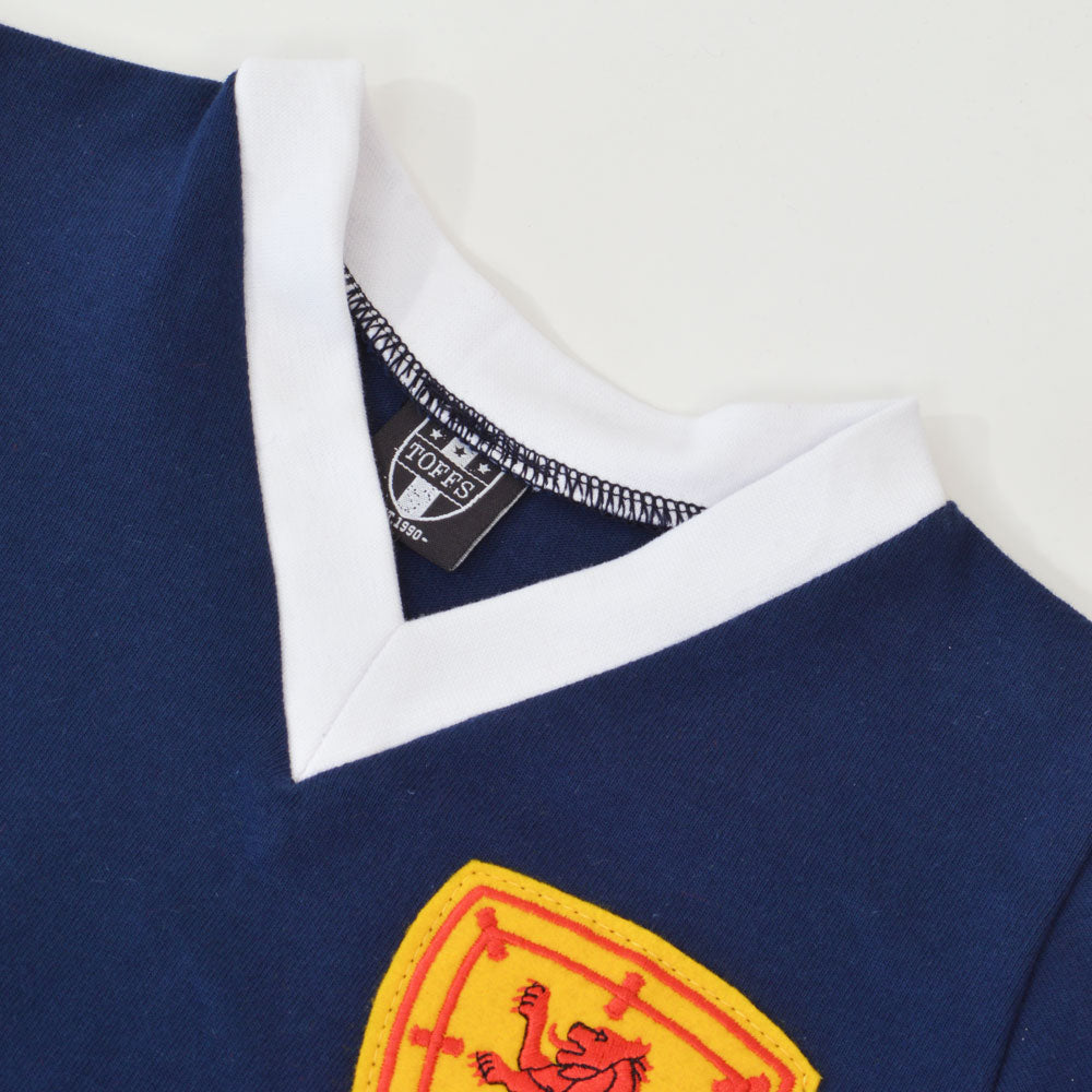 Scotland 1950 - 1960 Kids Retro Football Shirt_2