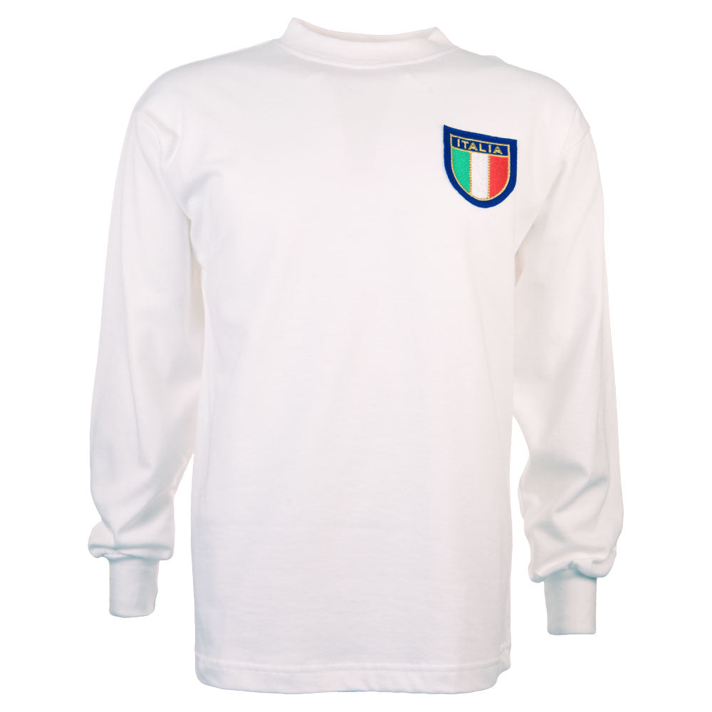Italy 1960s Away Kids Retro Football Shirt_0