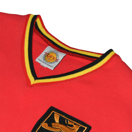Belgium 1970 Kids Red Retro Football Shirt_2