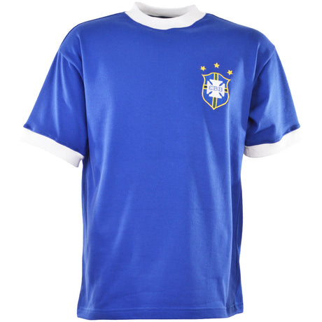 Brazil 1971 3 Star Kids Retro Football Shirt_0