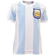 Argentina 1986 World Cup Kids Retro Football Shirt_0