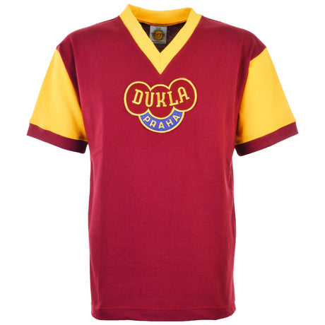 Dukla Prague 1960s Kids Retro Football Shirt_0