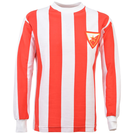 Red Star Belgrade 1960s Kids Retro Football Shirt_0