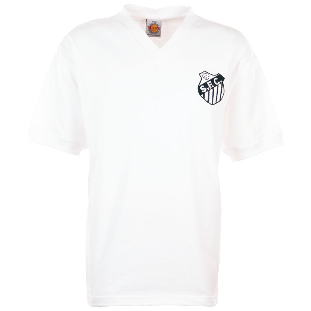 Santos 1950s - 1960s Kids Retro Football Shirt_0