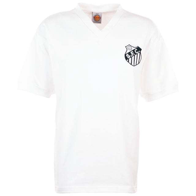 Santos 1950s - 1960s Kids Retro Football Shirt_0