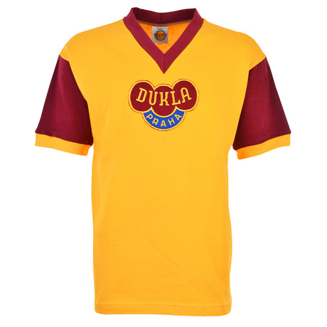 Dukla Prague 1960s Away Kids Retro Football Shirt_0