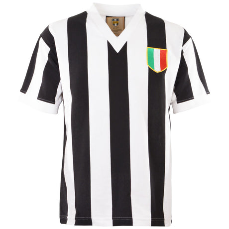 Piemonte Calcio Retro 1960s Kids Retro Short Sleeved Football Shirt_0