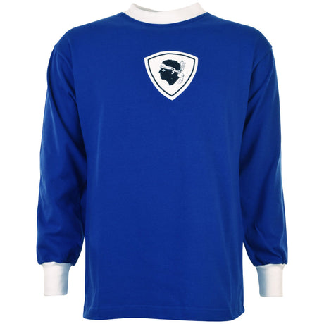 Bastia 1970s Shirt Kids Retro Football Shirt_0