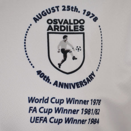 Limited Edition Ossie Ardiles Signed Football Shirt_2