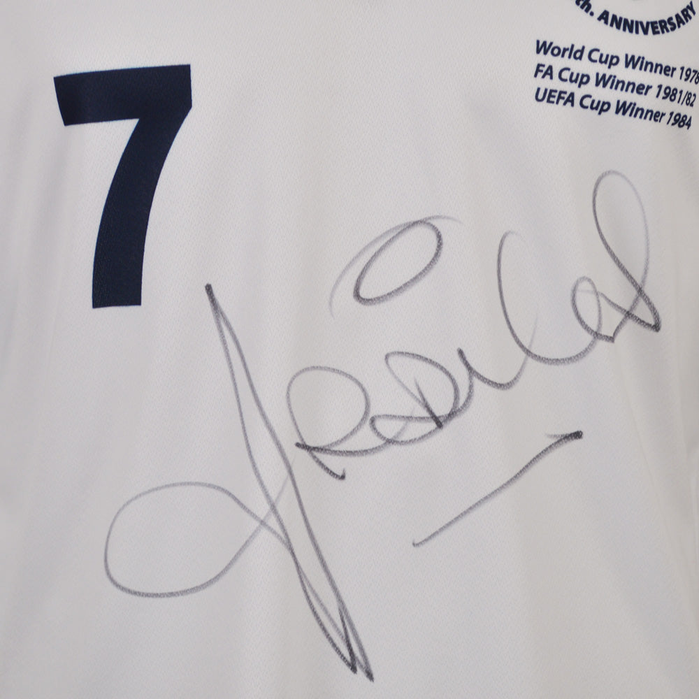 Limited Edition Ossie Ardiles Signed Football Shirt_1