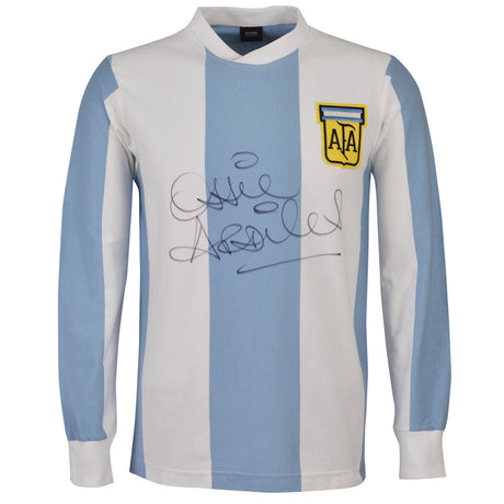 Limited Edition Ossie Ardiles signed Argentina 1978 Shirt_0