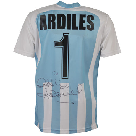 Errea Argentina Number 1 Shirt signed by Ossie Ardiles_0