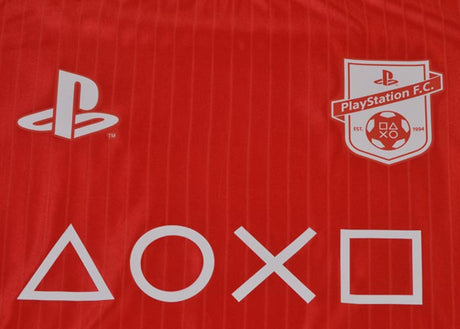 Playstation Tee Red Shadow Stripe Polyester_1