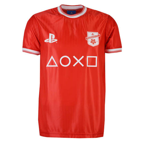 Playstation Tee Red Shadow Stripe Polyester_0