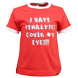 Kids I Hate Penalties Red/White Ringer_0