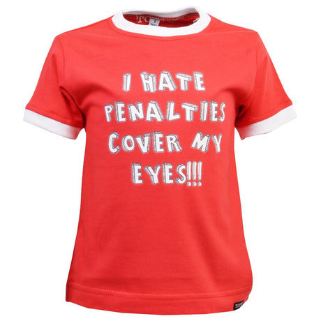 Kids I Hate Penalties Red/White Ringer_0