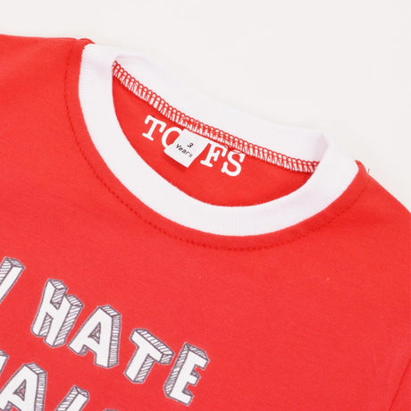 Kids I Hate Penalties Red/White Ringer_2
