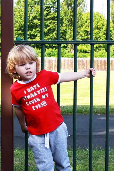 Kids I Hate Penalties Red/White Ringer_3