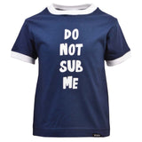 Kids Do Not Sub Me - Navy/White Ringer_0