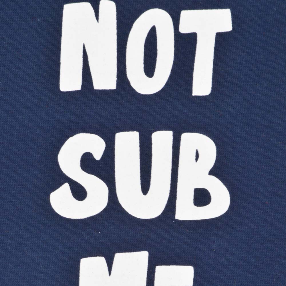Kids Do Not Sub Me - Navy/White Ringer_1