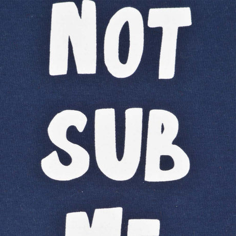 Kids Do Not Sub Me - Navy/White Ringer_1