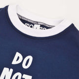 Kids Do Not Sub Me - Navy/White Ringer_2