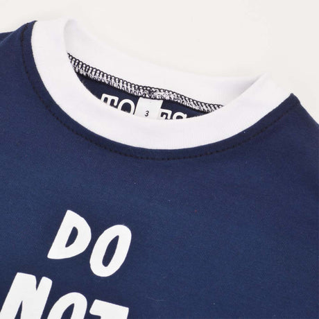 Kids Do Not Sub Me - Navy/White Ringer_2