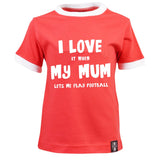 Kids I Love It When Mum - Red/White Ringer_0