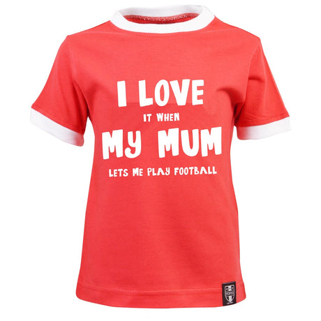 Kids I Love It When Mum - Red/White Ringer_0