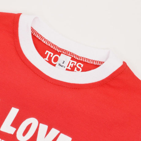 Kids I Love It When Mum - Red/White Ringer_2