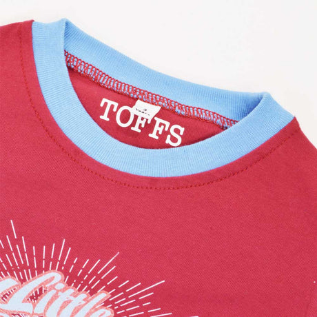 Kids Little Hammer - Maroon/Sky Ringer_2