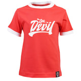 Kids Little Devil - Red/White Ringer_0