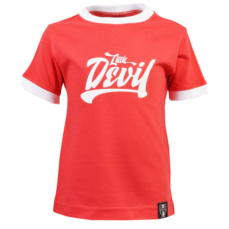 Kids Little Devil - Red/White Ringer_0