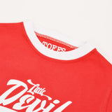 Kids Little Devil - Red/White Ringer_2