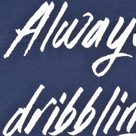 Kids Always Dribbling- Navy/White Ringer_1