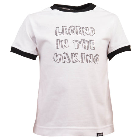 Kids Legend in the Making - White/Black Ringer_0